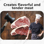 Meat Tenderizer Hammer with Soft Silicone Grip Handle,Dual-side Mallet for Kitchen,Heavy Duty Pounder For Tenderizing Steak, Beef and Fish, Meat Pounder Flattener