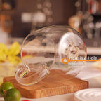 CNGLASS 12oz Double Walled Glass Coffee Mugs(2-pack),Clear Coffee Cups with Handle,Glass Espresso Mugs for Latte,Cappuccino,Tea