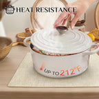 Softalker Vinyl Placemats Set of 6 - Faux Leather Heat Resistant Place Mats, 100% Waterproof Oilproof Wipe Clean Table Mats for Indoor & Outdoor Use, 17’’×12’’, Beige