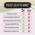 Supa Ant Thickest Canning Lids Regular Mouth (50 Pcs) Food Grade Tin Can Lids for Canned Food-Buckle Proof & Rust Proof Lid for Canning Kit for Regular Mouth Mason Jars (White Pearls) Canning Supplies