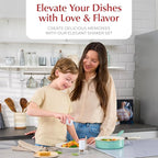 White Salt and Pepper Shakers with Holder - Elegant Stainless Steel Salt Shaker and Pepper Shaker Set with Acrylic Holder for Kitchen Counter or Restaurant Table