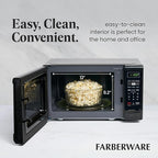 Farberware Countertop 700 Watts, 0.7 cu ft 700-Watt Microwave Oven, Black