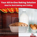 Chef-Grade Extra Thick 6 x 3.75in 1Lb Foil Loaf Pans 10 Pk. Best Disposable Bakeable Aluminum Tin Pan for Baking Bread, Small Meatloaf or Lemon Bundt Cake for Holiday Gifts, Bake Sales or Fundraisers.