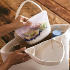 Stasher Premium Silicone Reusable Food Storage Bags, 3-Pack, Clear, Multi-Use Food Storage Bags, Lunch Bag, Travel Containers, BPA Free, Leak-free, Dishwasher-Safe, Eco-friendly