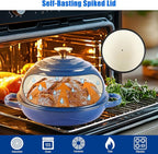 ﻿CUKOR 7QT Dutch Oven Pot With Lid, Enameled Cast Iron Dutch Oven For Bread Baking, Non-Stick Bread Pot for Oven/Stovetop (Roast, Braising, Stewing, Soups)