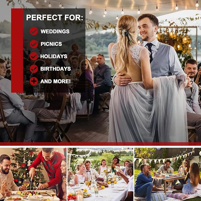 SUT 6-Pack White Serving Tray Plastic for Party Supplies, 16" x 11" Platters for Serving Food Party, White Reusable Tray for Veggie, Snack, Fruit, Cookies, Desserts in Kitchen/Pantry Serving Platter