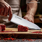Chef Knife 8 inch Sharp Kitchen Knife, Japanese High Carbon Stainless Steel Cutting Chefs Knife Professional for Meat Vegetable with Bubinga Wood Handle