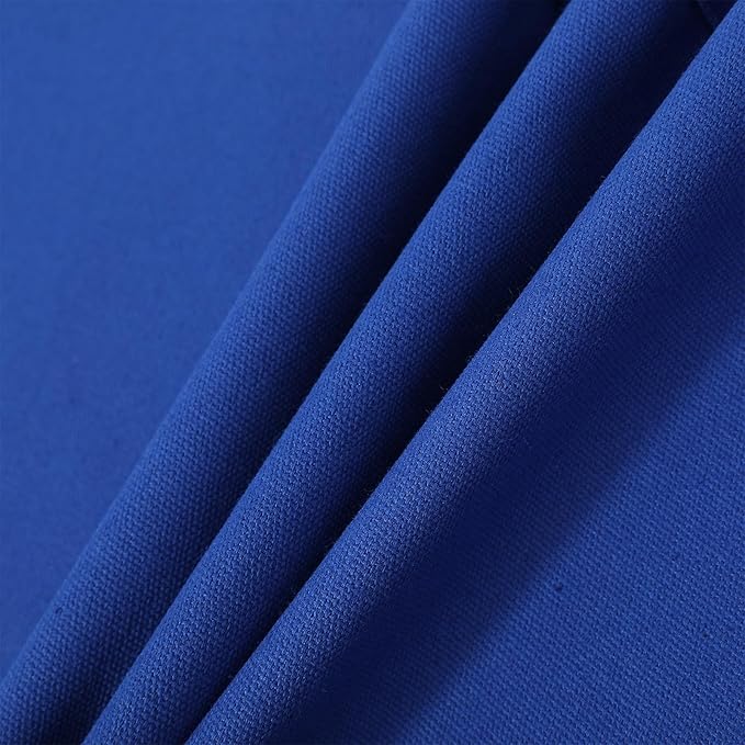 AFUN Chef Aprons for Women Men with Large Pockets, Cotton Canvas Cross Back Water Repellent Work Apron, Size M to XXL (Royalblue)