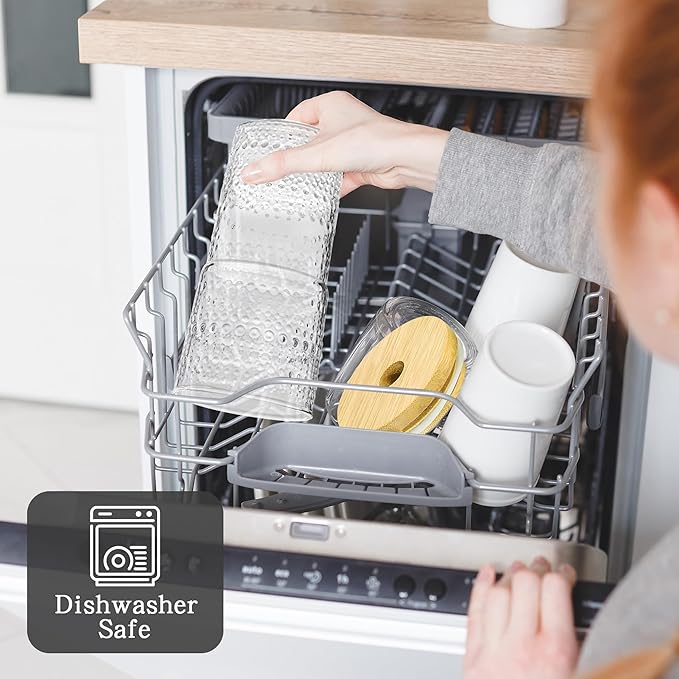 2 Pack 20oz Hobnail Drinking Glasses with Bamboo Lids and Glass Straw,High Borosilicate Glass Tumbler Cup Reusable Wide Mouth Smoothie Cups,Beer, Iced Coffee Glasses, Soda