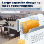 Slushie Machine,Slushy Machine for Home,No Need Ice Cubes,15 Minute Slushy Maker Machine,5 Preset Modes&DIY Mode,Ice Cream Maker,Smoothie/Milkshake/Frozen Juice/Coffee/Cocktail (WHT)