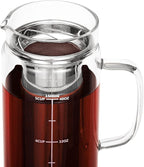 BTaT- Cold Brew Coffee Maker, 1.5 Quart,48 oz Iced Coffee Maker, Iced Tea Maker, Airtight Cold Brew Pitcher, Coffee Accessories, Cold Brew System, Cold Tea Brewing, Coffee Gift