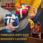 kunlisa Funny Cat Gifts Whiskey Glasses, Funny Cat Mom Dad Loves Owners Gifts for Women Men, 10 oz Drinking Rocks Glasses for Women Men Whisky Cocktail Scotch Bourbon Liquor