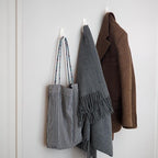 20 Large Hooks+28 Removable Strips, White Utility Hooks, Heavy Duty with Adhesive Strips, Damage-Free Organize Hooks, No Tools Wall Hook for Hanging, Value Pack