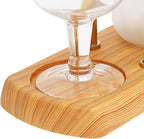 Vintage Siphon Coffee Maker, 13.53 OZ Capacity Coffee Machine with Handle, Luxury Gold Coffee Pot with Base for Kitchens Coffee Shops Commercial and Domestic Use