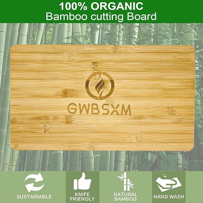 Compatible with Panasonic NB-G110P FlashXpress Toaster Oven - Bamboo Cutting Board with Heat-Resistant Non-Slip Feet, Built-in Handles, Saving Cabinet Space,Countertop Oven Accessories