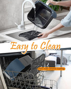 Nuwave Brio Plus 6-in-1 Air Fryer, 7-Qt Large Capacity, 50°F–400°F Precise Temp Control, Non-Toxic PFAS-Free Nonstick, Air Fry, Bake, Roast, Toast, Dehydrate, Reheat, 100 Presets, Dishwasher Safe