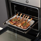 30 Pack Aluminum Foil Broiler Pans with Holes 16 x 12 inch Aluminum Grill Pans Disposable Grill Drip Pan for Outdoor Grills, BBQ, Baking, Meal Prep