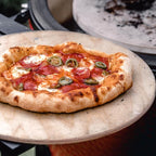 Kamado Joe 15-inch Ceramic Pizza Stone for Brick-Oven Style Pizza Compatible with Kamado Joe Classic Joe 18-inch Charcoal Grill and Smokers, Model KJ-PS23