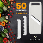 Wide Mandoline Slicer Professional Japanese Mandoline Slicer with Interchangeable Stainless Steel Blades