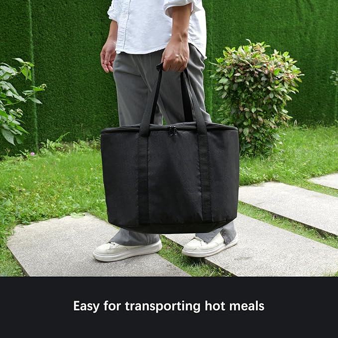 Insulated Slow Cooker Carrying Bag - Travel Bag Carrier Compatible with Ninja Foodi Possible Cooker Pro MC1000, MC1001 - Multi Cooker Carry Bag Accessories Fit From 8.5 Qt To 10 Qt Slow Cooker