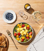 theterra 7.5'' Ceramic Pasta Bowls, Salad Bowls Set of 4, Stoneware Serving Bowls for Fruits, Noodle, Dinner, House-warming Wedding Present, Desert Sage