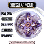 Supa Ant Thickest Canning Lids Regular Mouth (50 Pcs.) Food Grade Tin Can Lids for Canned Food - Buckle Proof & Rust Proof Lid for Canning Kit for Regular Mouth Mason Jars (Ceramic) Canning Supplies