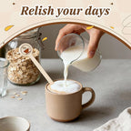 Wooden Coffee Stirrers 100-Pack Coffee Stir Sticks 5.9 Inch Natural Birch Stir Sticks with Round Ends, Disposable Stirring Sticks for Coffee, Cocktails, Milk & Hot Drinks