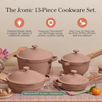 Our Place Cookware Set - Complete 13-Piece Set Including Always Pan 2.0, Mini Always Pan, Perfect Pot, and Mini Perfect Pot | Multifunctional, Toxin-Free Nonstick | Replaces 36 Pieces | Spice