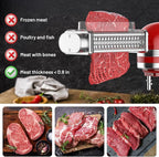 Meat Tenderizer for Kitchenaid Mixer, For Kitchen Aid Meat Tenderizer Attachment for Kitchenaid Stand Mixer, Fully Transparent Food Grade Plastic Cover by Hozodo