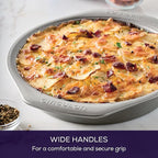 Circulon Nonstick Bakeware Round Baking Pan / Cake Pan, 9 Inch, Gray