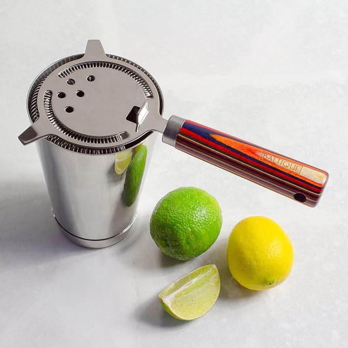 Totally Bamboo Baltique Marrakesh Collection Hawthorne Cocktail Strainer, Stainless Steel Bar Strainer