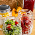 WELLIFE Mason Jars 32 oz, 2 Pack Quart Mason Jars Wide Mouth for Pickling, Canning, Fermenting and Food Storage, Microwave & Dishwasher Safe