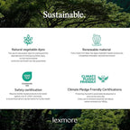 LEXMORE PVC Woven Placemats 12 PCS Wipeable Indoor/Outdoor Table Mats Washable Vinyl Place Mats for Dining Table, Set of 12-Silver Cube