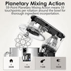 Kitchen in the Box Stand Mixer, 900W 8.5 QT Kitchen Electric Mixer, 10-Speed Large Capacity Tilt-head Food Mixer with Dough Hook, Wire Whip, Flat Beater & Splash Guard (Black)