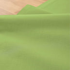 Solino Home Cotton Linen Table Runner 90 Inches Long - Dru Apple Green Table Runner 14 x 90 Inch for Dining, Summer - Handcrafted and Machine Washable