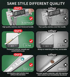 Lemeya 40-Piece Hammered Silver Gold Silverware Set for 8 with Serrated Forging Knives,18/10 Stainless Steel Modern Flatware Set,Unique Cutlery Set Spoons and Forks Set,Mirror Polished,Dishwasher Safe