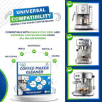 Coffee Machine Descaler Tablets – 24 Count, Coffee Maker Cleaner Tablets Compatible with All Major Brands Including Breville, Nespresso, Keurig, Ninja, Philips,Miele, Delonghi & more