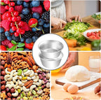 2 Set Berry Baskets,316 Stainless Steel Strainer Set,Fruit Washing Bowl with Strainer,Small Metal Colander for Berries, Strawberry, Grape, Cherry, Dishwasher Safe