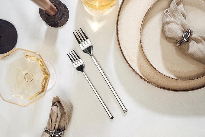 Premium 20-Piece Flatware Set for 4 | Mirror-Polished Stainless Steel Silverware Utensils | Modern Cutlery, Dishwasher Safe | Gift Package for Weddings, Housewarming Tableware