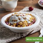 Vplus 200 Pack 12 OZ Paper Bowls, Disposable Compostable Bulk, Eco-friendly Bagasse, Heavy-duty Bowls Perfect for Milk Cereals, Snacks, Salads