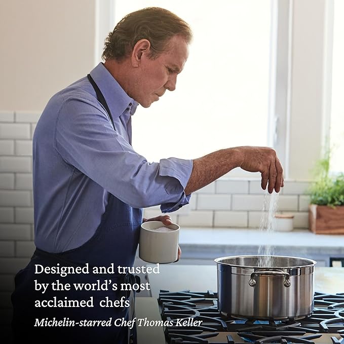 Hestan ProBond Forged TITUM - Professional Clad Stainless Steel, Nonstick, 10-Piece Cookware Set, Induction Compatible, Made without PFOAs