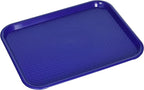 New Star Foodservice Fast Food Tray, Set of 12 (Blue, 10 by 14 Inch)