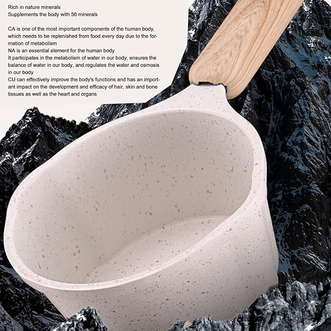 Mini Milk Warmer Pot, 9.5oz/280ml Nonstick Sauce Pan Butter Melting Pot for Stove Top, Small Coffee Milk Warmer with Pour Spout for Home Kitchen Restaurant Cooking, Heating, Boiling (White)