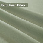 Laolitou Table Cloth Rectangle Linen Waterproof Textured Green Tablecloth, Washable Wrinkle Free Spill Proof Fabric Tablecloths for Dining Table Farmhouse Kitchen Holiday, 52x70 Inch