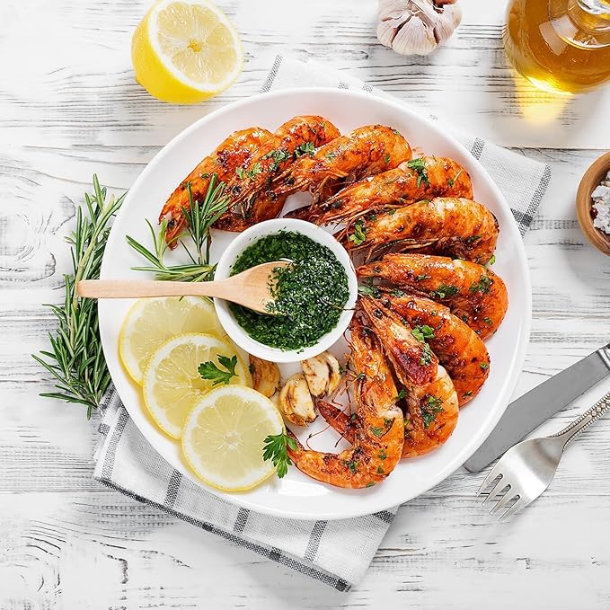 DELLING 10 inch White Dinner Plates Set, Porcelain Dessert/Salad Plate, Serving Dishes, Dinnerware Sets, Scratch Resistant, Microwave, Oven, and Dishwasher Safe - Set of 4