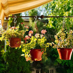 48 PCS S Hooks for Hanging with Safety Buckle, 3.5 inch Heavy Duty Metal S Shaped Hooks for Kitchen Utensil, Cups, Pots, Plants, Bags, Hats (White)