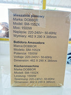 DOBBOR Electric Stand mixer, 9.5QT 660W 7 Speeds Tilt-Head Dough Mixers, Bread Mixer with Dough Hook, Whisk, Beater, Splash Guard for Baking Bread, Cake, Cookie, Pizza, Muffin, Salad and More - Red