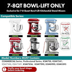 Spiral Dough Hook Replacement for KitchenAid 7/8 Qt.