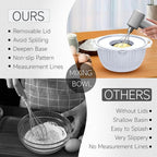 4-1 Colander with Bowl Set - Pasta Strainer - Colander for Kitchen - Strainers and Colanders Rice Strainer Fruit Cleaner Veggie Wash Sink Strainer Kitchen Essentials - White