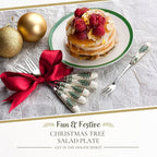 Spode 7.25" Salad Plate - Christmas Tree Design | Stoneware - Dishwasher, Microwave, Freezer Safe | Holiday Dinnerware Décor - Gifting Ideas, Gathering Serveware - Round Serving Dish